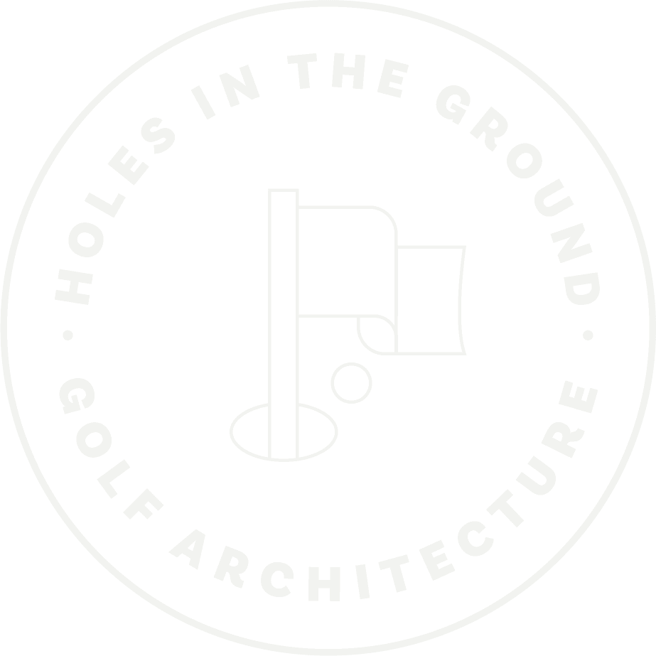 watermark of the circular logo for Holes in the Ground