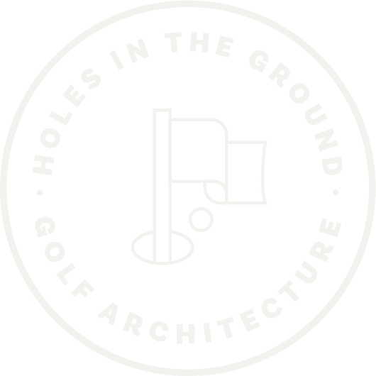 a watermark of the circular logo for Holes in the Ground
