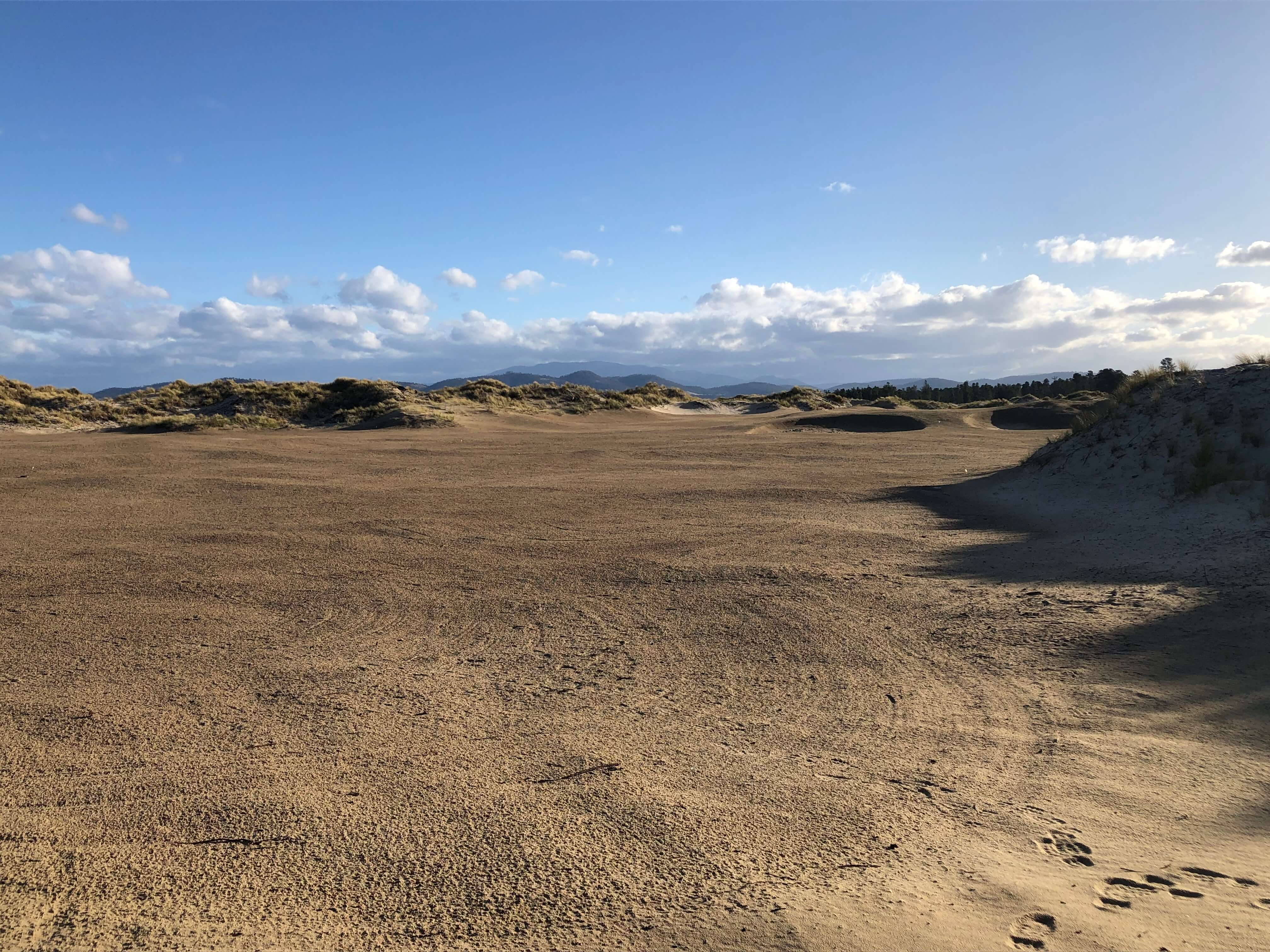 A view of the 12th Hole at 7 Mile Beach during construction